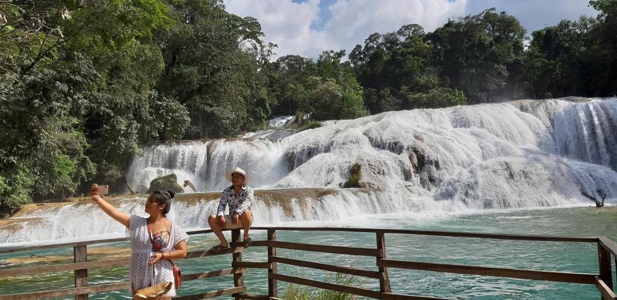Posada Tzeltal Arroyo Agua Azul Екстер'єр фото